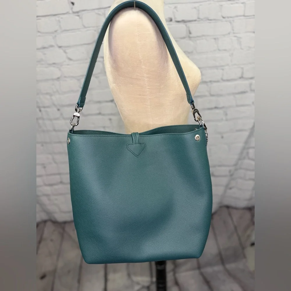 Longchamp Le Roseau M Shoulder bag Cedar - Leather